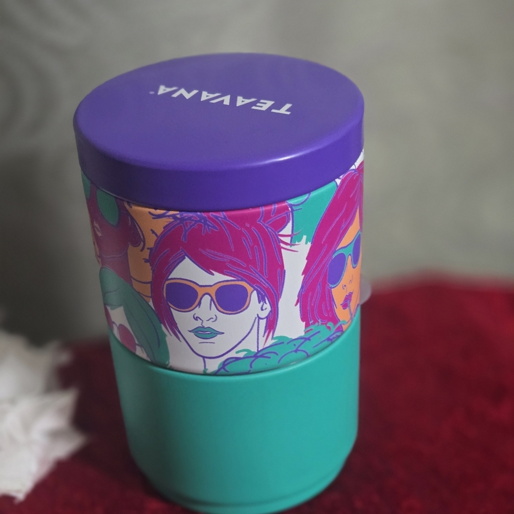 Teavana stackable tea tin from their Summer 2016 new never used